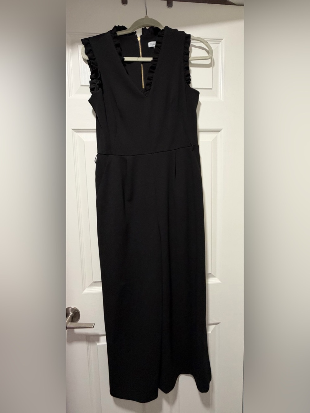 Calvin Klein Black Maxi Sheath Dress